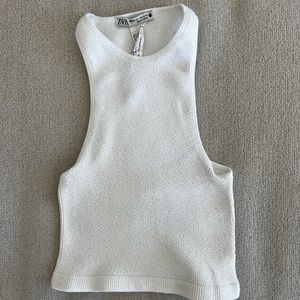 Zara White Tank